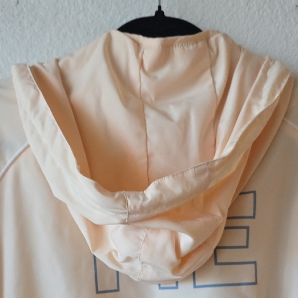 P.E Nation Women's Cream Hooded Windbreaker - Picture 10 of 11